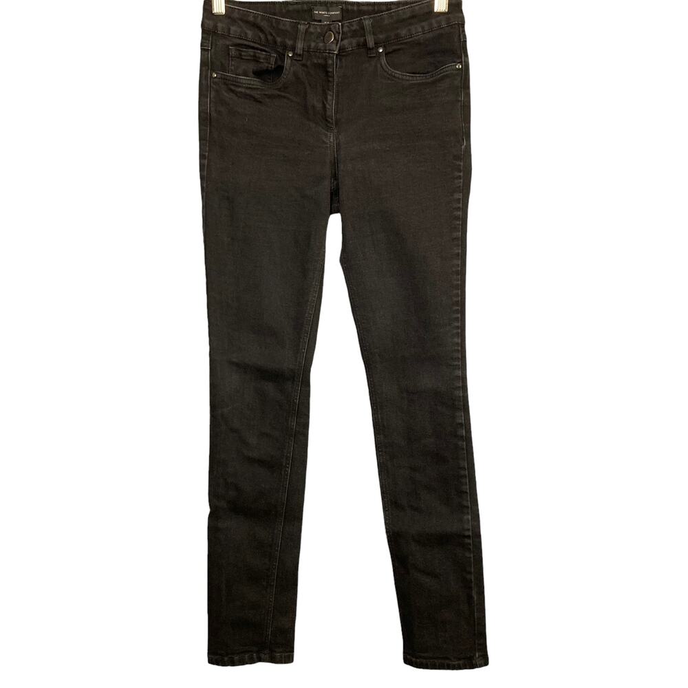 The White Company London Black Skinny Jeans UK 10 US 6 EUR 38